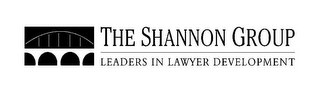 THE SHANNON GROUP LEADERS IN LAWYER DEVELOPMENT logo