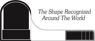 THE SHAPE RECOGNIZED AROUND THE WORLD logo