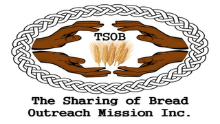 THE SHARING OF BREAD OUTREACH MISSION INC. TSOB logo