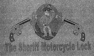 THE SHERIFF MOTORCYCLE LOCK logo