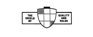 THE SHIELD OF QUALITY AND VALUE logo