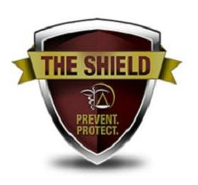 THE SHIELD PREVENT. PROTECT. logo