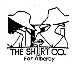THE SHIRT CO. FOR ALBEROY logo