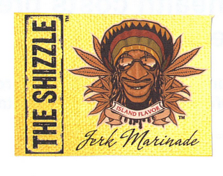 THE SHIZZLE ISLAND FLAVOR JERK MARINADE logo