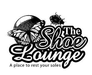 THE SHOE LOUNGE A PLACE TO REST YOUR SOLES logo