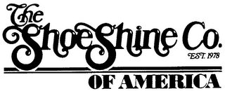 THE SHOESHINE CO. OF AMERICA EST. 1978 logo
