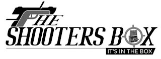 THE SHOOTERS BOX - IT'S IN THE BOX logo