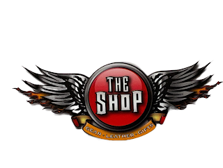 THE SHOP GEAR LEATHER GIFTS logo