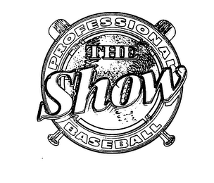 THE SHOW PROFESSIONAL BASEBALL logo