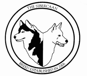 THE SIBERCAAN BREED ESTABLISHED IN 2006 logo