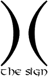 THE SIGN logo