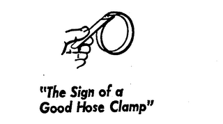 "THE SIGN OF A GOOD HOSE CLAMP" logo