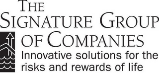 THE SIGNATURE GROUP OF COMPANIES INNOVATIVE SOLUTIONS FOR THE RISKS AND REWARDS OF LIFE logo