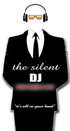 THE SILENT DJ WIRELESS HEADPHONE EVENTS "IT'S ALL IN YOUR HEAD" logo