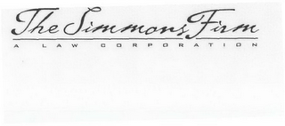THE SIMMONS FIRM A LAW CORPORATION logo
