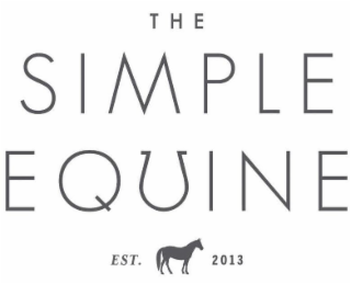 THE SIMPLE EQUINE EST. 2013 logo