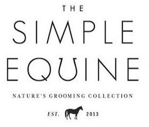 THE SIMPLE EQUINE NATURES GROOMING PRODUCTS EST. 2013 logo