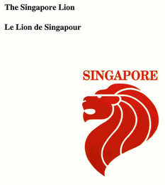 THE SINGAPORE LION logo