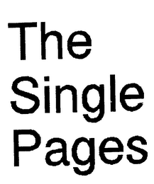 THE SINGLE PAGES logo
