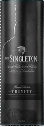 THE SINGLETON SINGLE MALT SCOTCH WHISKY OF GLENDULLAN PRODUCT OF SCOTLAND RESERVE COLLECTION TRINITY AN EXTRAORDINARY SINGLE MALT SCOTCH WHISKY CRAFTED IN THREE STAGES FOR REMARKABLE RICHNESS AND A DEEP, HARMONIOUS CHARACTER 1LITRE 40%VOL logo