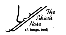 THE SKIER'S NOSE (& LUNGS, TOO!) logo