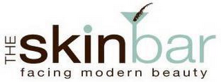 THE SKINBAR FACING MODERN BEAUTY logo