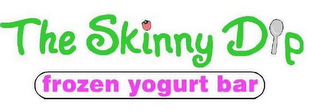 THE SKINNY DIP FROZEN YOGURT BAR logo