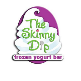 THE SKINNY DIP FROZEN YOGURT BAR logo