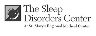 THE SLEEP DISORDERS CENTER AT ST. MARY'S REGIONAL MEDICAL CENTER logo