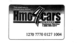 THE SMART WAY TO MAINTAIN YOUR VEHICLE HMO4CARS.COM logo