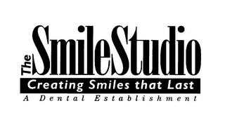 THE SMILE STUDIO CREATING SMILES THAT LAST A DENTAL ESTABLISHMENT logo