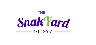 THE SNAK YARD EST. 2018 logo