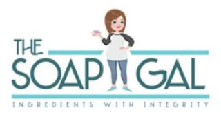 THE SOAP GAL INGREDIENTS WITH INTEGRITY logo