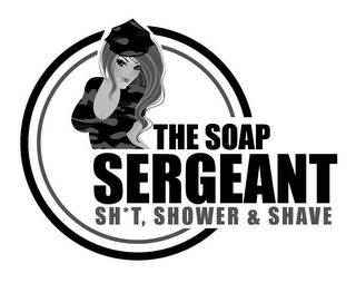 THE SOAP SERGEANT SH*T, SHOWER & SHAVE logo