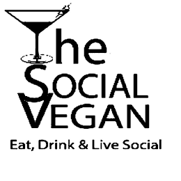 THE SOCIAL VEGAN EAT, DRINK & LIVE SOCIAL logo