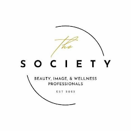 THE SOCIETY BEAUTY, IMAGE, & WELLNESS PROFESSIONALS EST 2023 logo