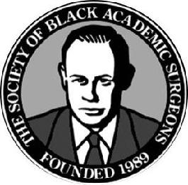 THE SOCIETY OF BLACK ACADEMIC SURGEONS FOUNDED 1989 logo