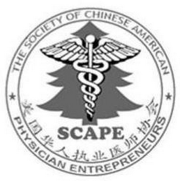 THE SOCIETY OF CHINESE AMERICAN PHYSICIAN ENTREPRENEURS SCAPE logo