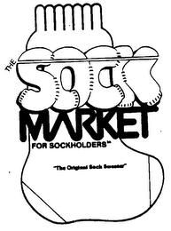 THE SOCK MARKET FOR SOCKHOLDERS "THE ORIGINAL SOCK SWEATER" logo