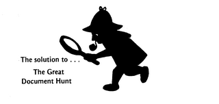 THE SOLUTION TO.... THE GREAT DOCUMENT HUNT logo