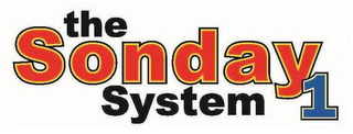 THE SONDAY SYSTEM 1 logo