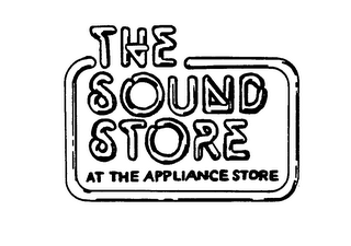 THE SOUND STORE AT THE APPLIANCE STORE logo