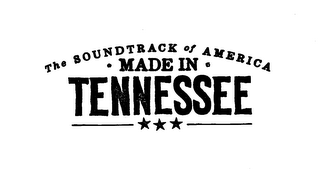 THE SOUNDTRACK OF AMERICA ­ MADE IN ­TENNESEE logo