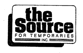 THE SOURCE FOR TEMPORARIES INC. logo