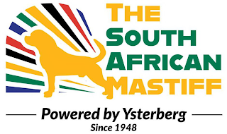 THE SOUTH AFRICAN MASTIFF POWERED BY YSTERBERG SINCE 1948 logo