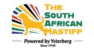THE SOUTH AFRICAN MASTIFF POWERED BY YSTERBERG SINCE 1948 logo
