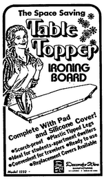 THE SPACE SAVING TABLE TOPPER IRONING BOARD logo