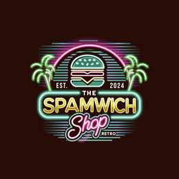 THE SPAMWICH SHOP RETRO EST. 2024 logo