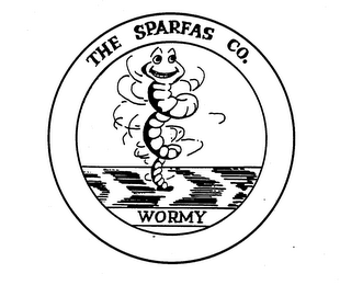 THE SPARFAS CO. WORMY logo