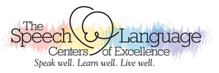 THE SPEECH & LANGUAGE CENTERS OF EXCELLENCE. SPEAK WELL. LEARN WELL. LIVE WELL. logo